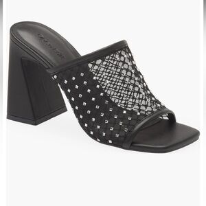 NEW! Sienna Sandal - Elegant Black and Silver Women's Heels